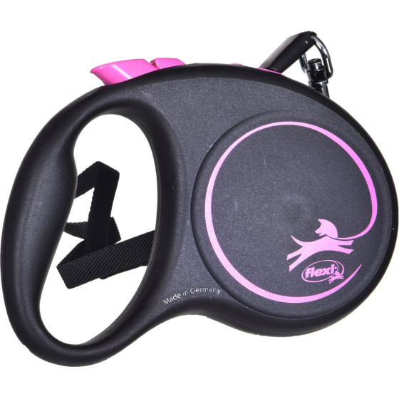 flexi Black Design S 5 m Dog Retractable lead