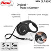 flexi New Classic 5 m Black Dog Retractable lead