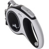 flexi New Comfort M Tape 5 m Black Dog Retractable lead