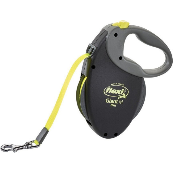 flexi Trixie Neon Giant M 8 m Black, Yellow Dog Retractable lead
