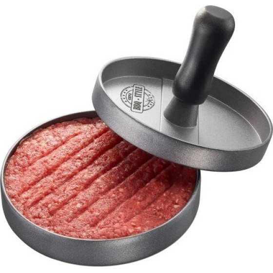 GEFU Bbq Hamburger Press Black, Grey Aluminium, Plastic - (G-89419)