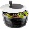 GEFU Rotare Salad Spinner Black, White Crank/Handle - (G-28170)