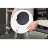 GEFU Rotare Salad Spinner Black, White Crank/Handle - (G-28170)