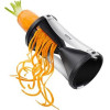 GEFU Spirelli Slicer Manual Black, Silver Plastic, Stainless Steel - (G-13460)