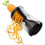 GEFU Spirelli Slicer Manual Black, Silver Plastic, Stainless Steel - (G-13460)
