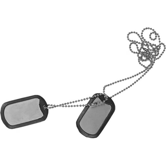Helikon Stainless Steel Dog tag, - (NS-NS1-SS-15)