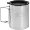 Helikon Thermal Mug With Lid 250 Ml Silver, Black - (HE.TK-TK1-SS-15)