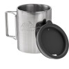 Helikon Thermal Mug With Lid 250 Ml Silver, Black - (HE.TK-TK1-SS-15)