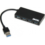 IBOX Interface Hub Usb 3.2 Gen 1 (3.1 Gen 1) Type-A 5000 Mbit/s Black - (IUH3F56)
