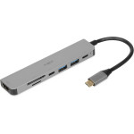 IBOX Interface Hub Usb Type-C 5000 Mbit/s Silver - (IUH3SL4K)