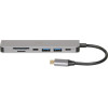 IBOX Interface Hub Usb Type-C 5000 Mbit/s Silver - (IUH3SL4K)