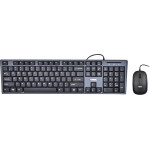 IBOX Keyboard Mouse Included Home Usb Qwerty Uk English Black - (IKMS606)