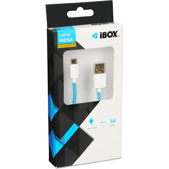 IBOX Usb A/Micro Usb Cable Usb 2.0 Micro-Usb A - (IKUMD3A)
