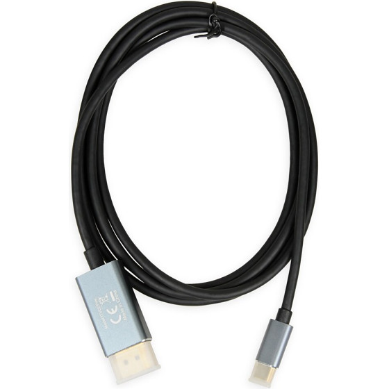 IBOX Video Cable Adapter 1.8 m Usb Type-C Displayport Black - (ITVCDP4K)