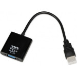 IBOX Video Cable Adapter Hdmi Type A (Standard) Vga (D-Sub) Black - (IAHV01)