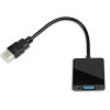 IBOX Video Cable Adapter Hdmi Type A (Standard) Vga (D-Sub) Black - (IAHV01)