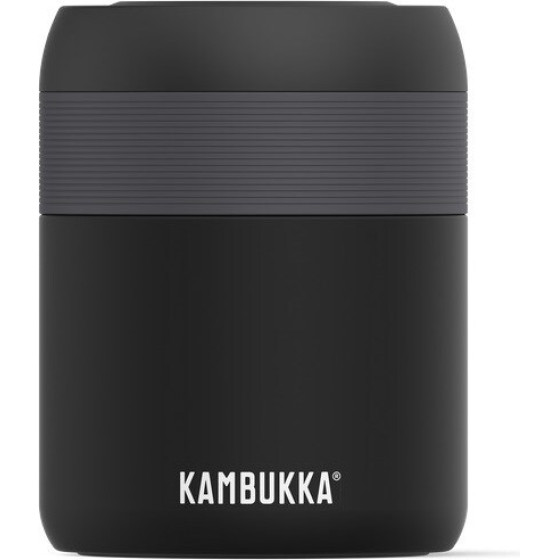 Kambukka Dinner Thermos Bora 600 Ml - Matte Black - (11-06010)