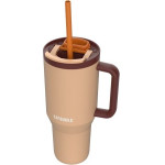 Kambukka Thermal Mug With Telescopic Straw Rio Tumbler 950ml Almond Dream - (11-08001)