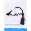 Lanberg Displayport Cable 0.12 m Mini Displayport Black - (AD-0003-BK)