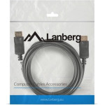 Lanberg Displayport Cable 3 m Black - (CA-DPDP-10CC-0030-BK)