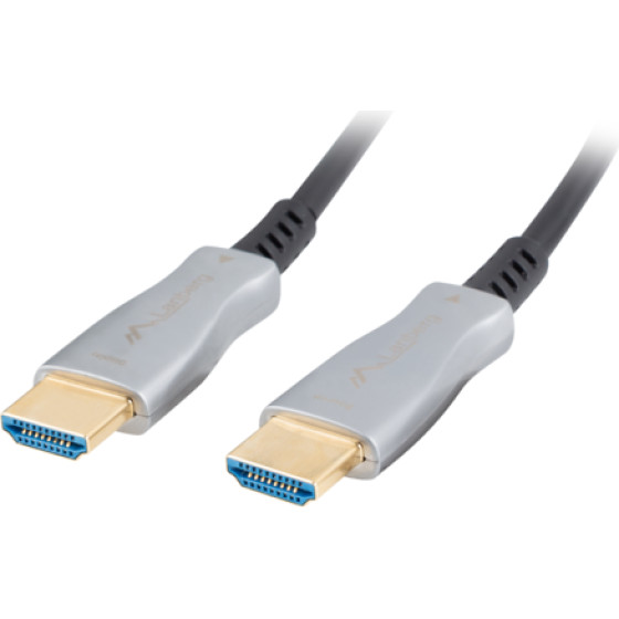 Lanberg Hdmi Cable M/M V2.0 10M Optical Aoc Black - (CA-HDMI-20FB-0100-BK)