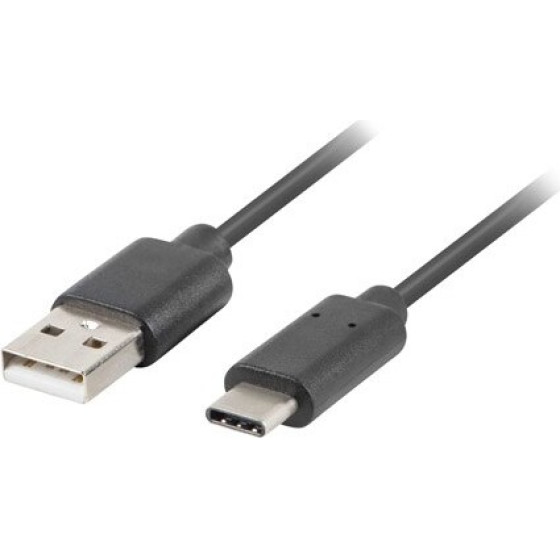 Lanberg Kabel Usb 1 m Usb 2.0 Usb A Usb C Black - (CA-USBO-20CU-0010-BK)