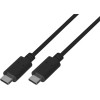 Lanberg Kabel Usb 2.0 1m USB-C M/M Black - (CA-CMCM-10CU-0010-BK)