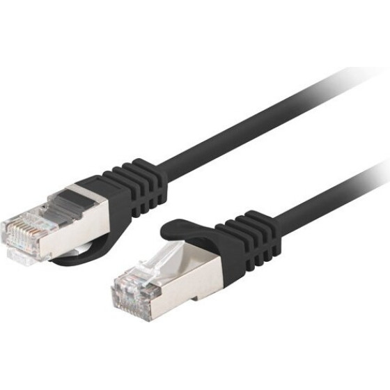 Lanberg Networking Cable Black 1 m Cat6 U/Utp (UTP) - (PCF6-20CC-0100-BK)