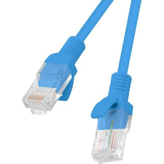 Lanberg Networking Cable Blue 0.5 m Cat5e U/Utp (UTP) - (PCU5-10CC-0050-B)