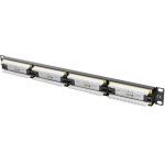 Lanberg Patch Panel 24 Port 1U Cat.5e Utp Black - (PPU5-1024-B)