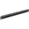 Lanberg Patch Panel 24 Port 1U Cat.5e Utp Black - (PPU5-1024-B)