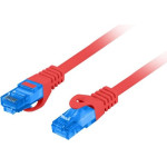 Lanberg Patchcord S/Ftp CAT.6A 1M Red Lszh - (PCF6A-10CC-0100-R)