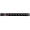 Lanberg Pdu Rack Power Strip (1U,16A,7X 230V,2M) - (PDU-07E-0200-BK)