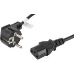 Lanberg Power Cable Black 1.8 m C13 Coupler CEE7/7 - (CA-C13C-11CC-0018-BK)