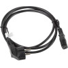 Lanberg Power Cable Black 1.8 m C13 Coupler CEE7/7 - (CA-C13C-11CC-0018-BK)