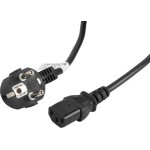 Lanberg Power Cable Black 5 m C13 Coupler CEE7/7 - (CA-C13C-11CC-0050-BK)