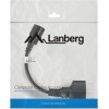 Lanberg Power Cable Black C14 Coupler - (CA-C14E-10CC-0018-BK)
