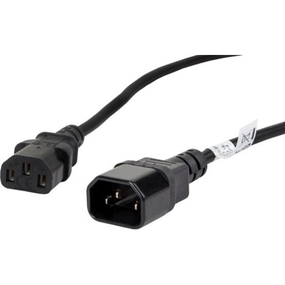 Lanberg Power Cable Extension C13- C14 Vd - (CA-C13E-11CC-0018-BK)