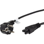 Lanberg Power Cable For Laptop Cee 7/7- c5 - (CA-C5CA-11CC-0018-BK)