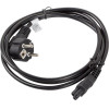 Lanberg Power Cable For Laptop Cee 7/7- c5 - (CA-C5CA-11CC-0018-BK)