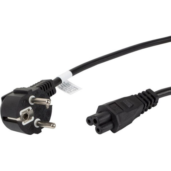Lanberg Power Cable For Laptop Cee 7/7- c5 - (CA-C5CA-11CC-0018-BK)