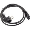 Lanberg Power Cable For Laptop Cee 7/7- c5 - (CA-C5CA-11CC-0018-BK)