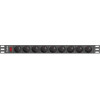Lanberg Power Strip Rack 19'' (1U, 16A, 9X 230V PL) - (PDU-09E-0300-BK)