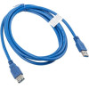 Lanberg Usb Cable 1.8 m Usb 3.0 Usb A Blue - (CA-US3E-10CC-0018-B)