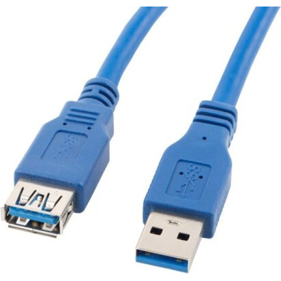 Lanberg Usb Cable 1.8 m Usb 3.0 Usb A Blue - (CA-US3E-10CC-0018-B)