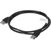 Lanberg Usb Cable 1m 2.0 Usb A Black - (CA-USBA-20CU-0010-BK)