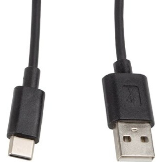 Lanberg Usb Cable 2.0 TYPE-C(M)-Am 1M, Black - (CA-USBO-10CC-0010-BK)
