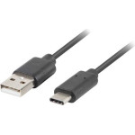 Lanberg Usb Cable Usb 2.0 0.5 m Usb A Usb C Black - (CA-USBO-10CU-0005-BK)