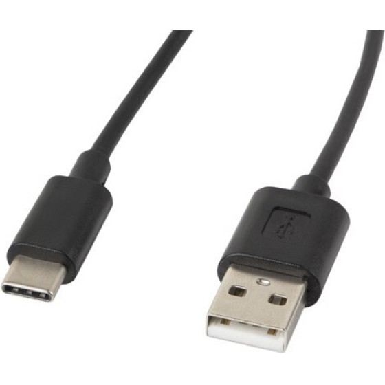 Lanberg Usb Cable Usb 2.0 1.8 m Usb A Usb C Black - (CA-USBO-10CC-0018-BK)