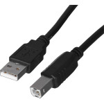 Lanberg Usb Cable Usb 2.0 1.8 m Usb B Black - (CA-USBA-10CC-0018-BK)
